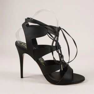Kate and Mel Strappy High Heels Black
